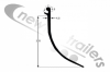 SWM0507 SDC Black Rubber Strip Pelmet 13.6m Long
