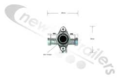 352029001 Shunt Valve With M16 x 1.5mm Ports